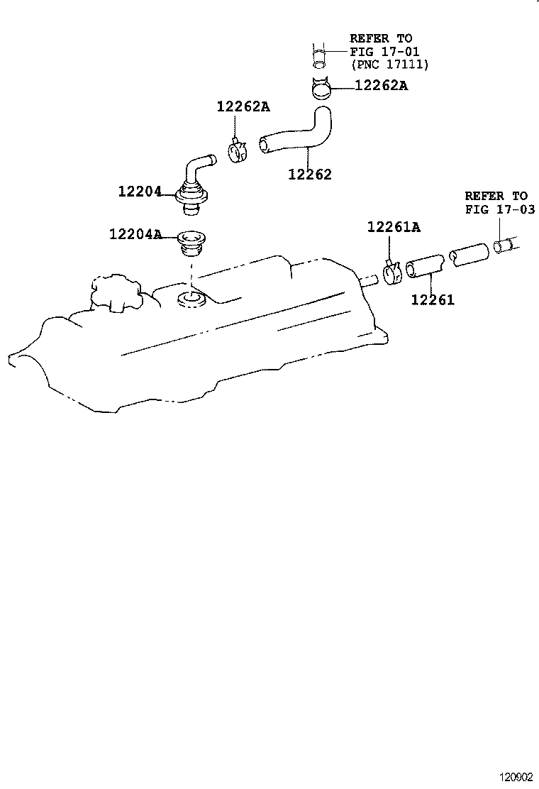 VISTA VISTA ARDEO |  VENTILATION HOSE