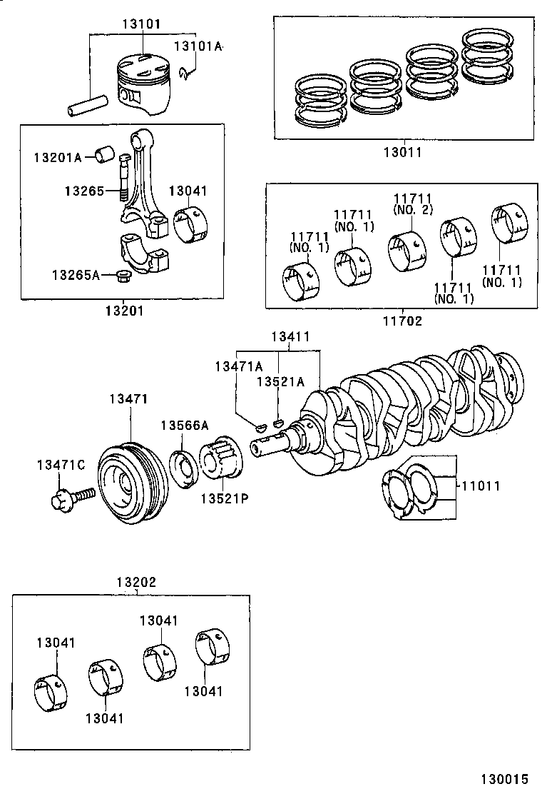  MARK 2 WG |  CRANKSHAFT PISTON