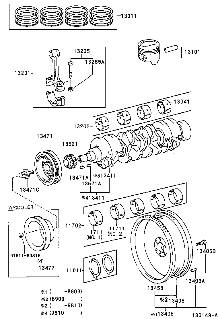  LITE TOWNACE TRUCK |  CRANKSHAFT PISTON