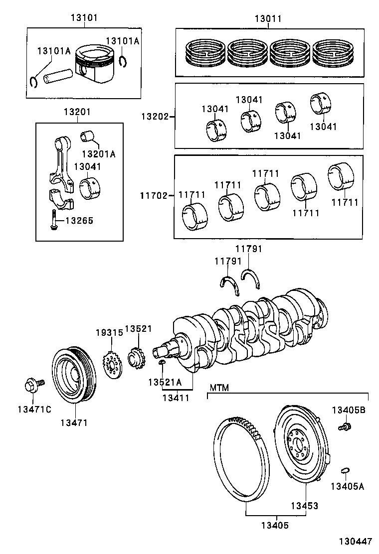  VOLTZ |  CRANKSHAFT PISTON