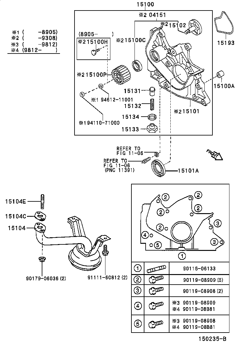  LITE TOWNACE TRUCK |  ENGINE OIL PUMP