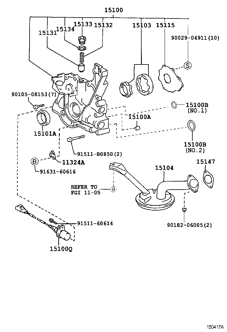  ORIGIN |  ENGINE OIL PUMP