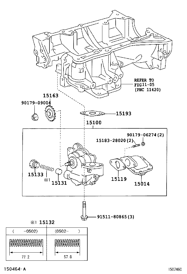  ESTIMA HYBRID |  ENGINE OIL PUMP