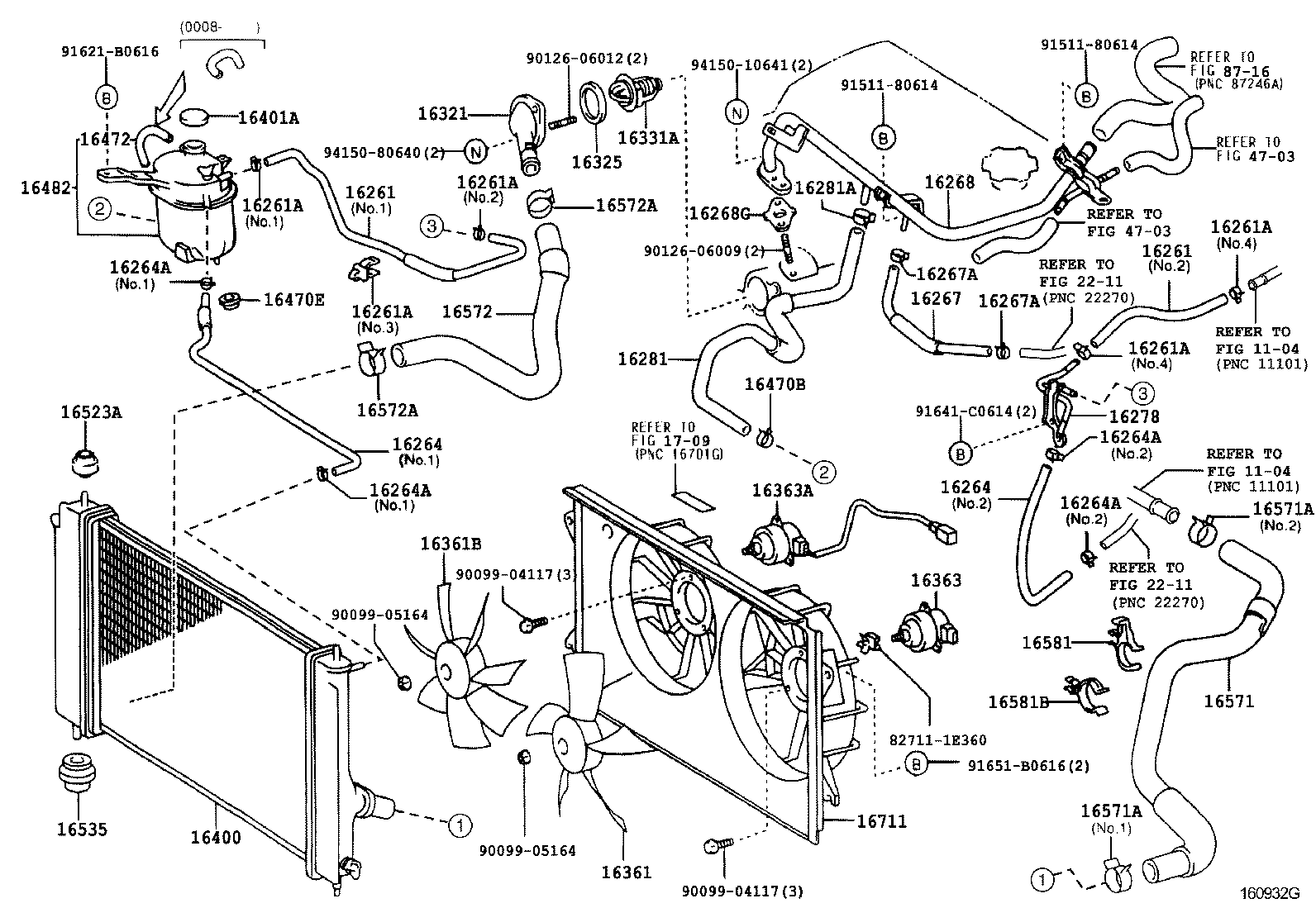  CELICA |  RADIATOR WATER OUTLET