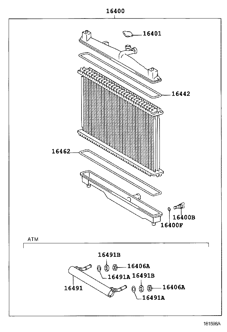  PLATZ |  RADIATOR WATER OUTLET