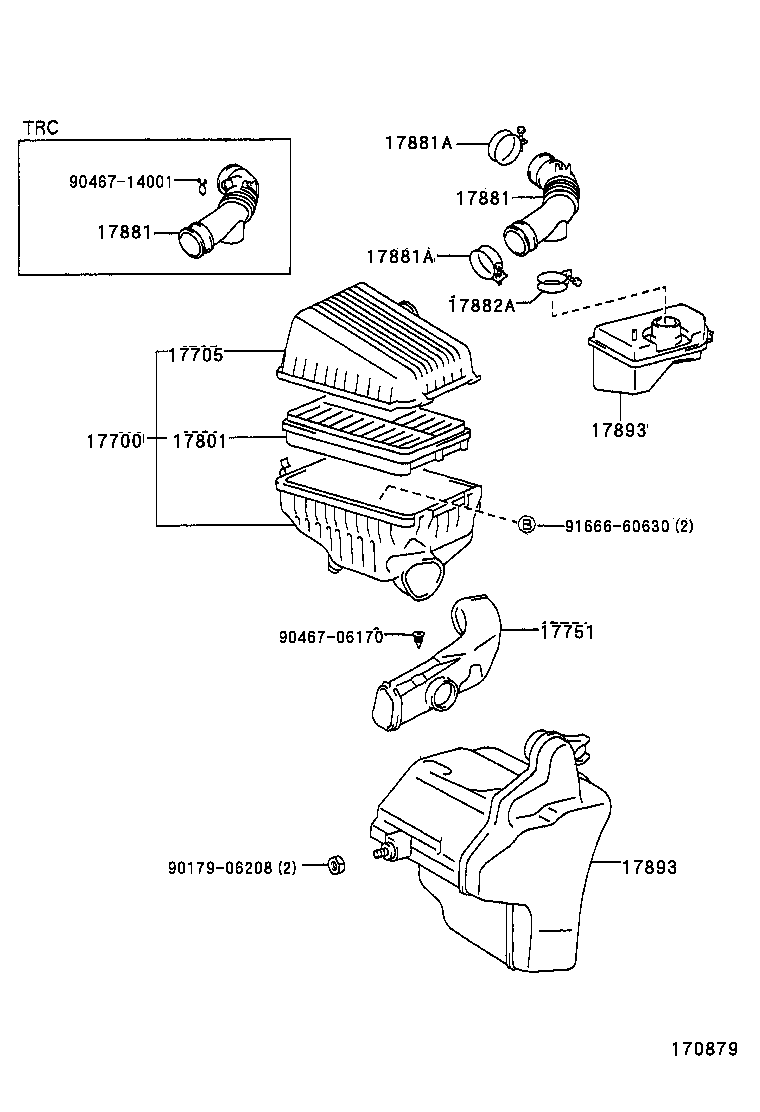  CAMRY VISTA |  AIR CLEANER