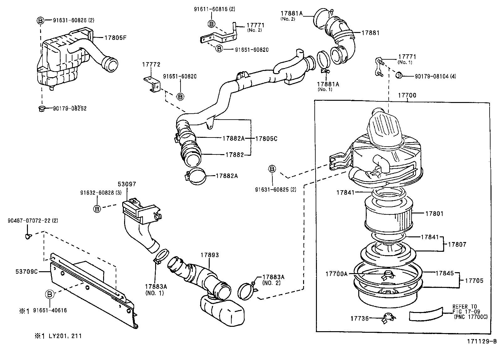  DYNA 150 TOYOACE G15 |  AIR CLEANER