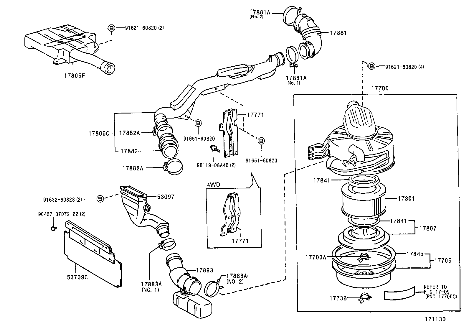  DYNA 150 TOYOACE G15 |  AIR CLEANER