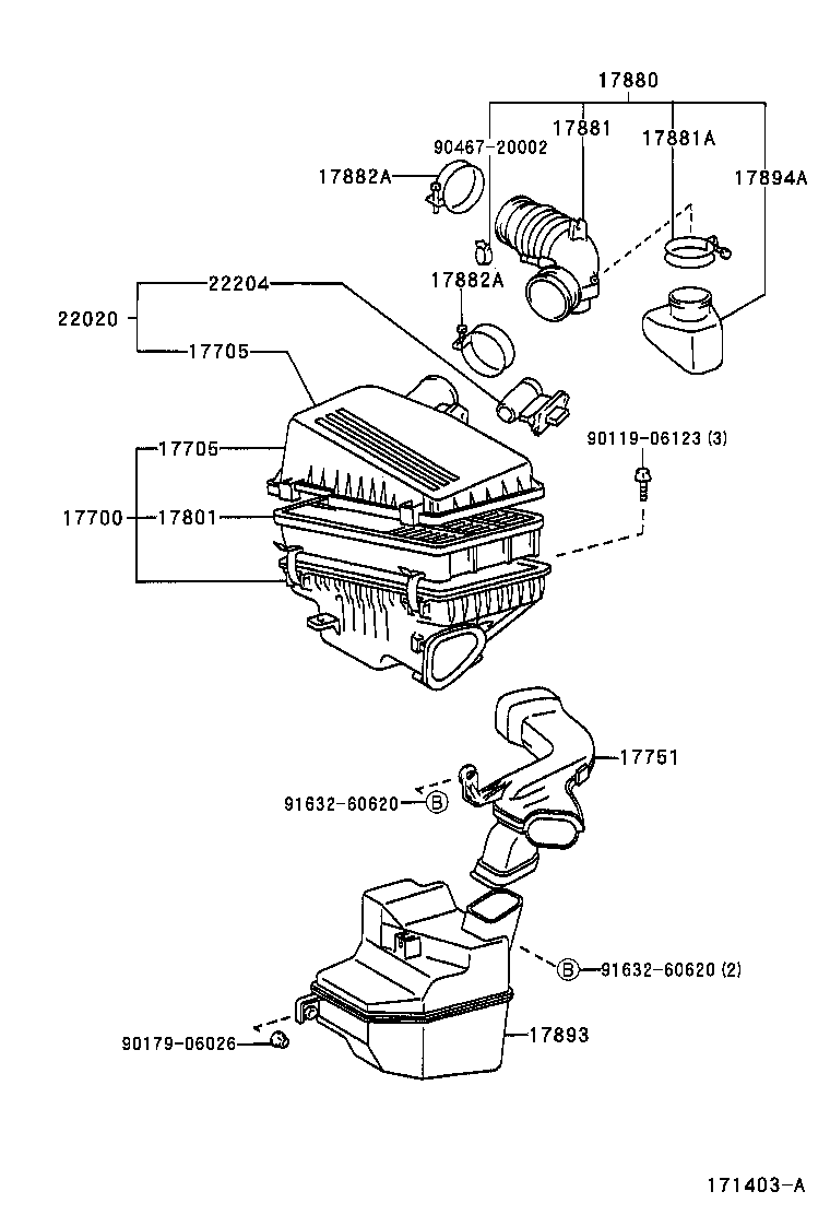  CELICA |  AIR CLEANER