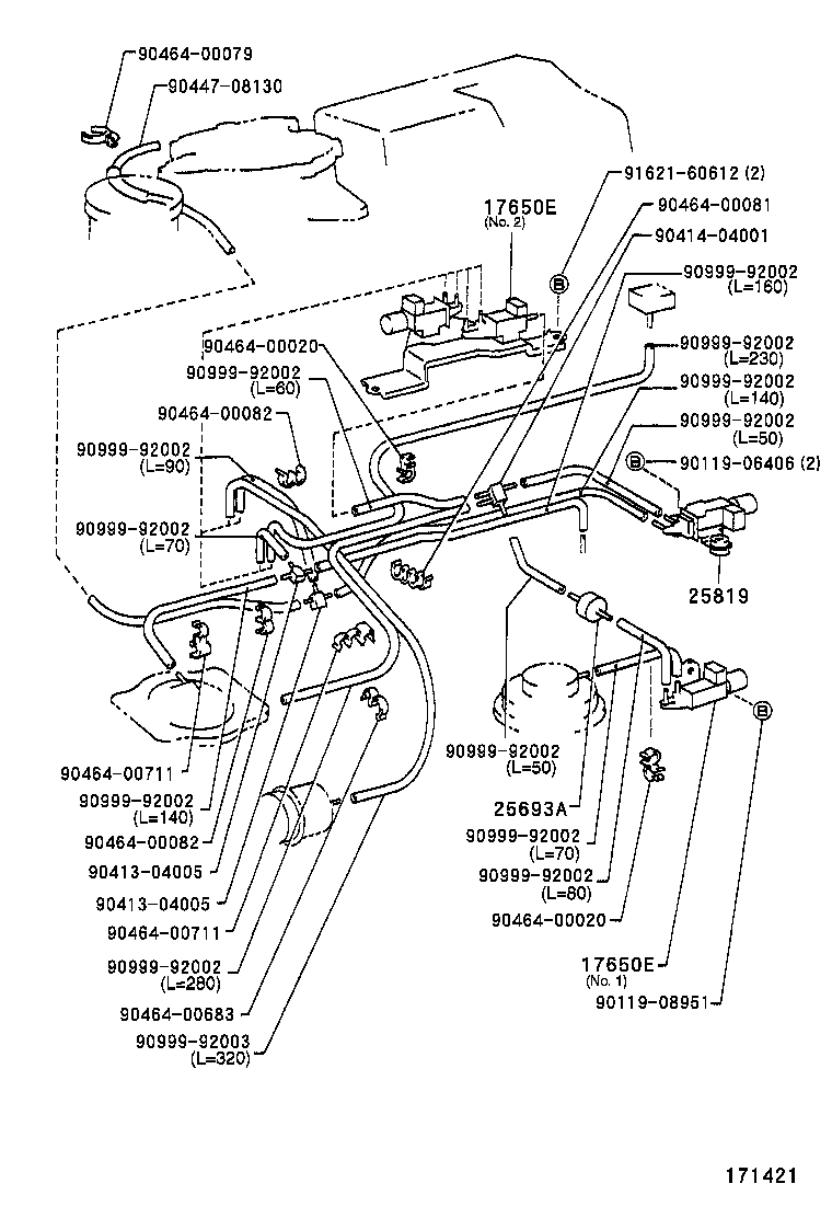  CAMRY VISTA |  VACUUM PIPING
