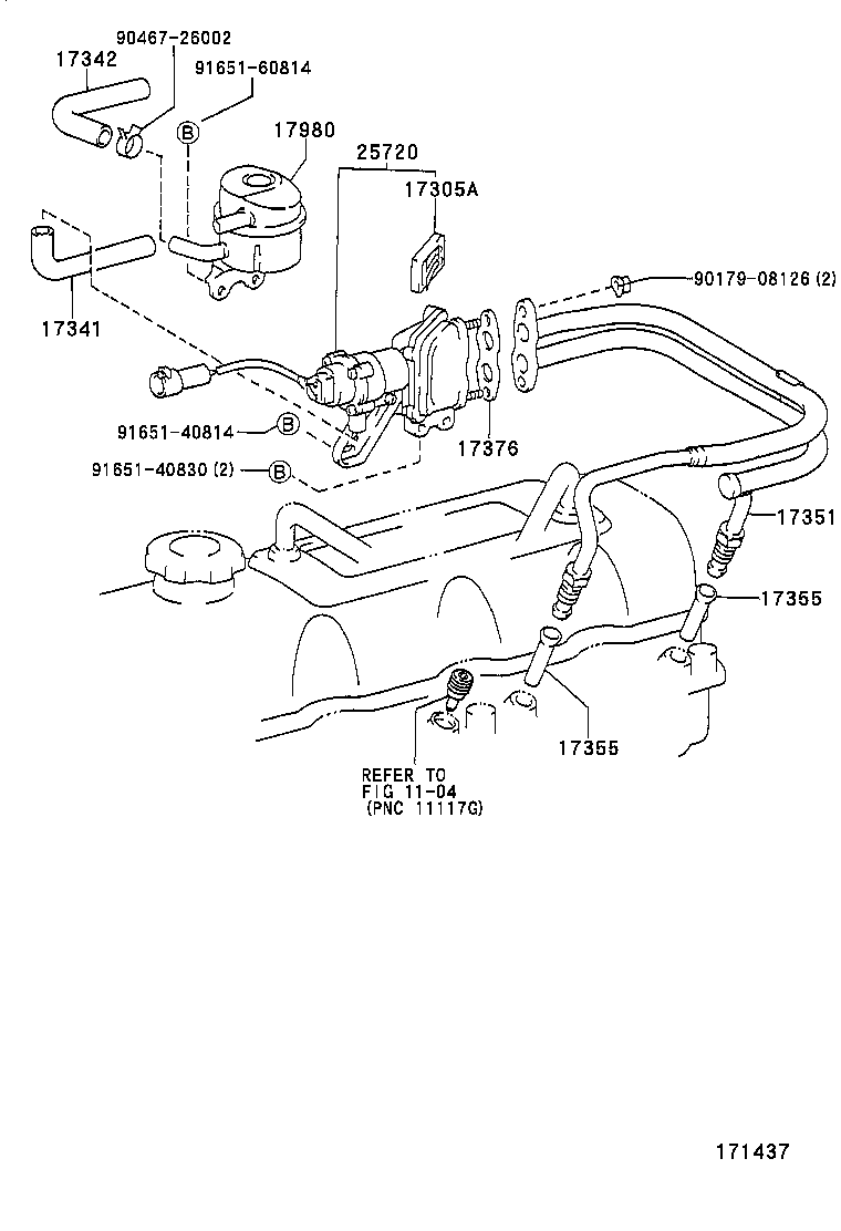  LITE TOWNACE TRUCK |  MANIFOLD AIR INJECTION SYSTEM