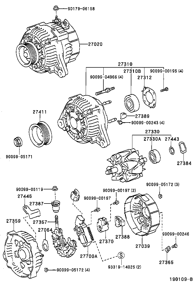  CAMRY GRACIA |  ALTERNATOR