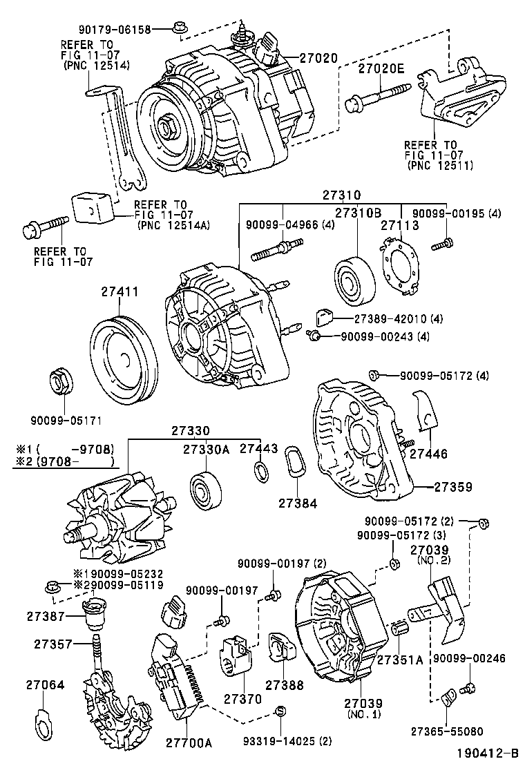  CAMRY VISTA |  ALTERNATOR