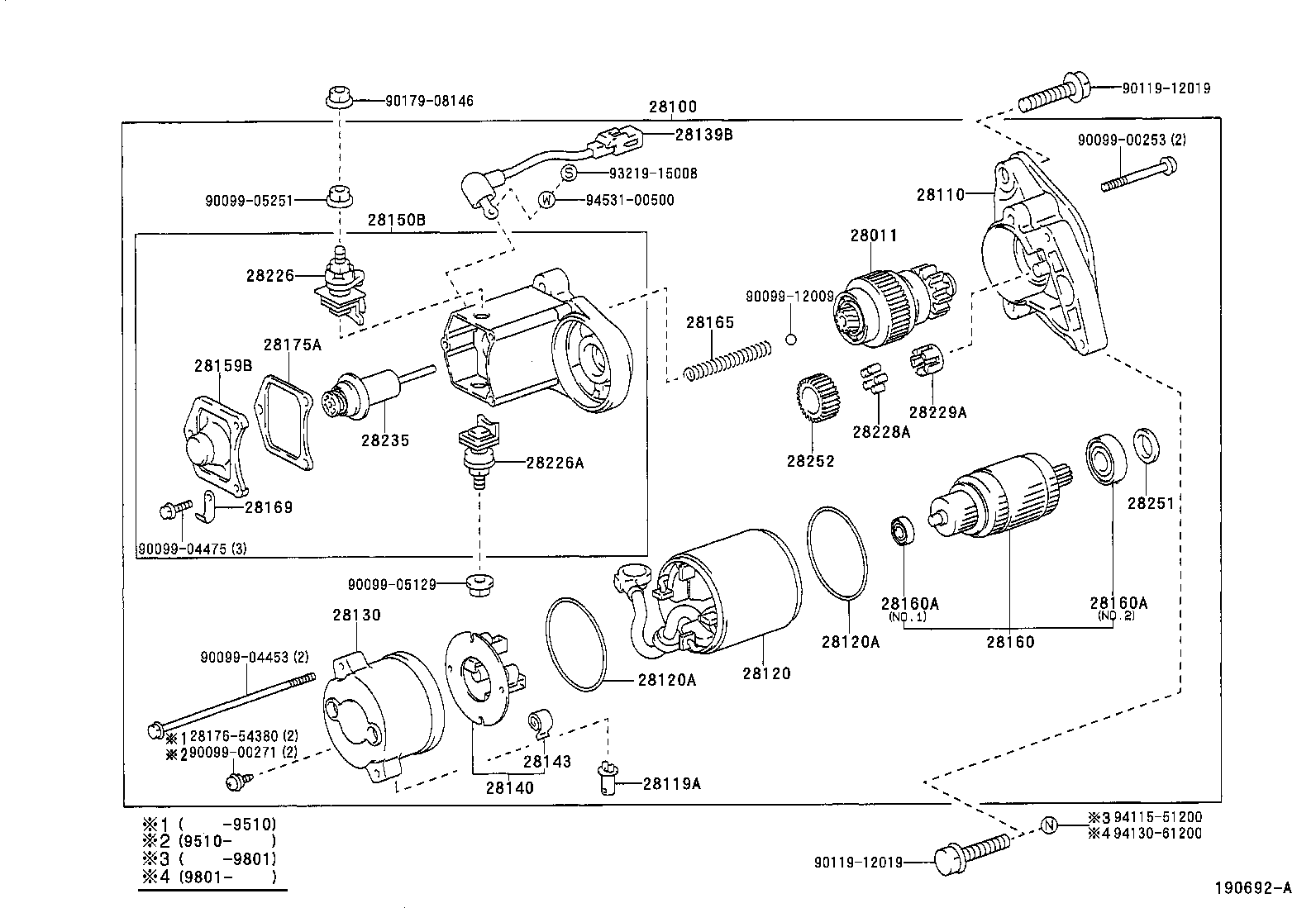  DYNA 150 TOYOACE G15 |  STARTER