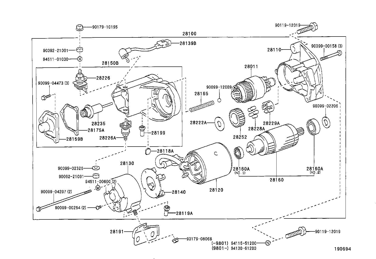  DYNA 150 TOYOACE G15 |  STARTER