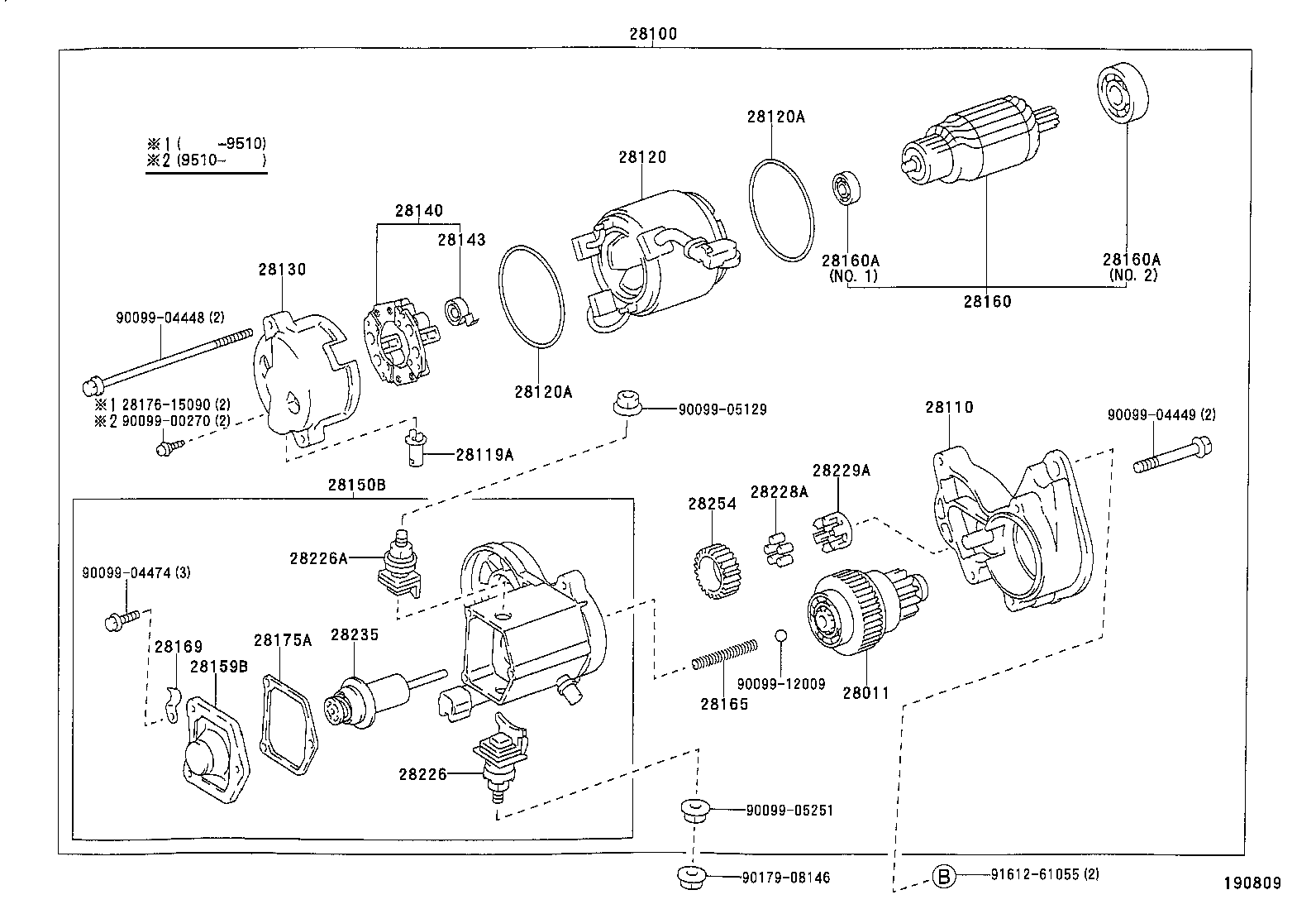  DYNA 150 TOYOACE G15 |  STARTER
