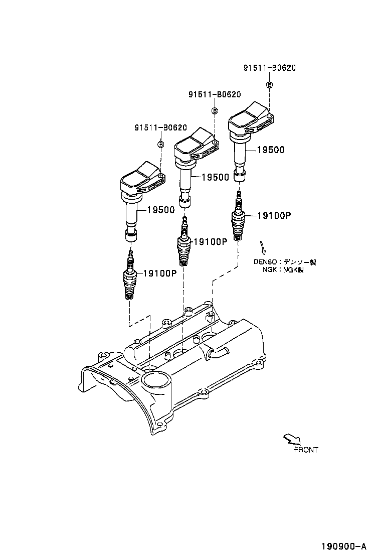  DUET |  IGNITION COIL SPARK PLUG