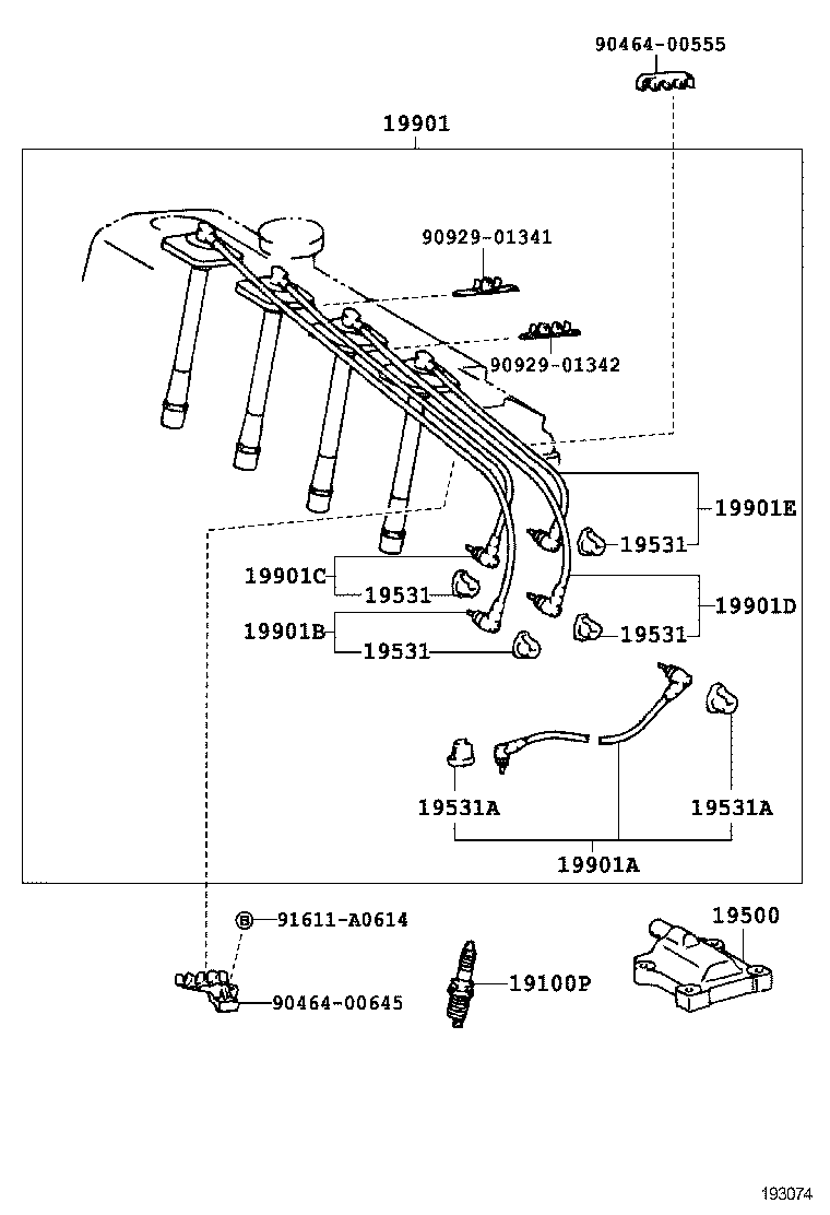  CELICA |  IGNITION COIL SPARK PLUG