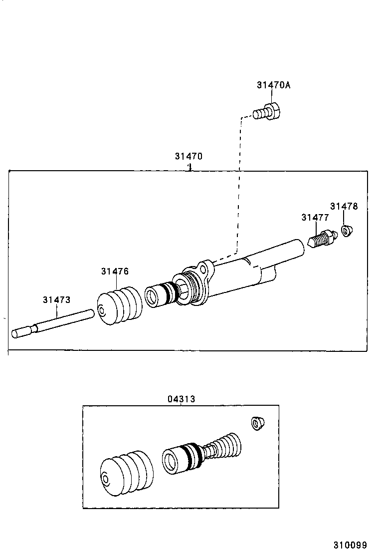 CHASER |  CLUTCH RELEASE CYLINDER