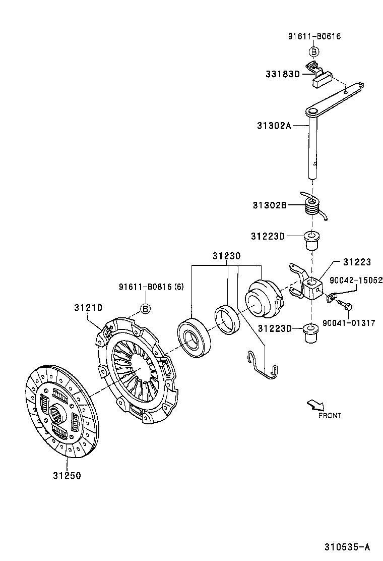  DUET |  CLUTCH RELEASE FORK