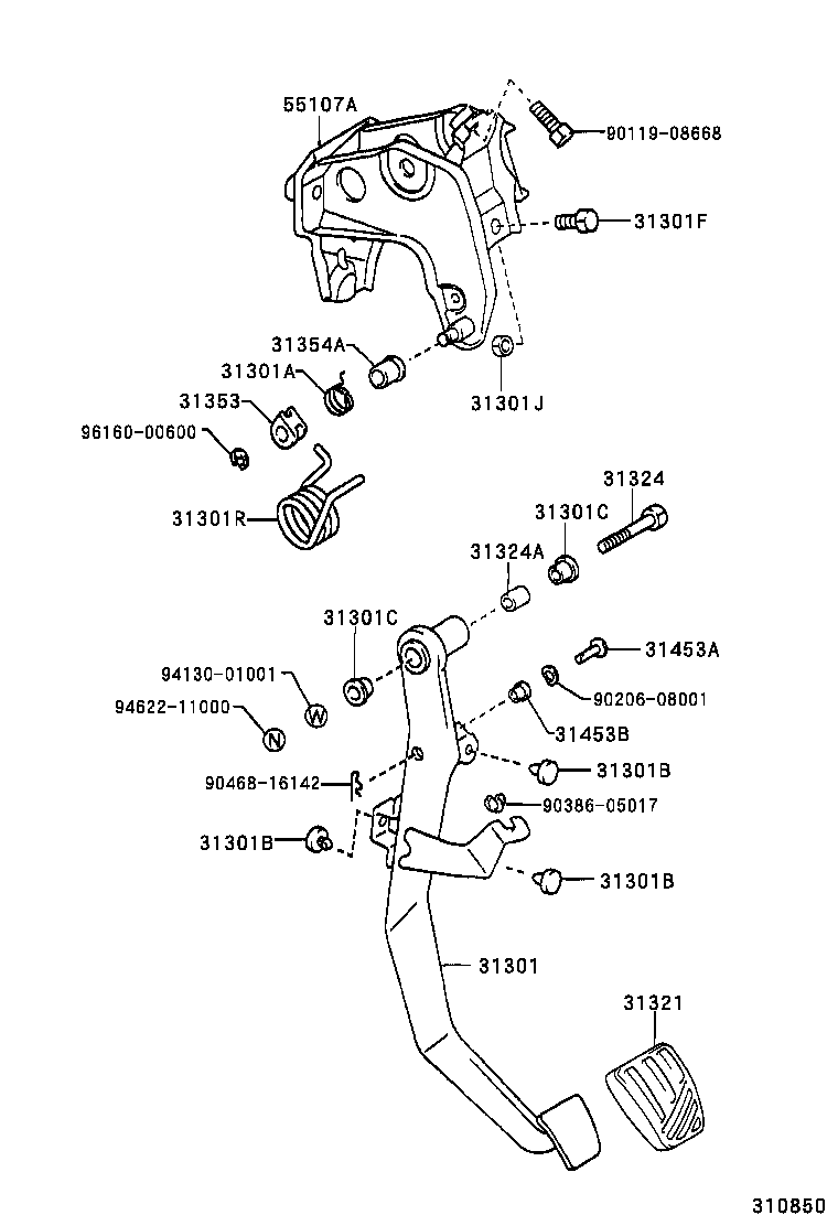  VEROSSA |  CLUTCH PEDAL FLEXIBLE HOSE