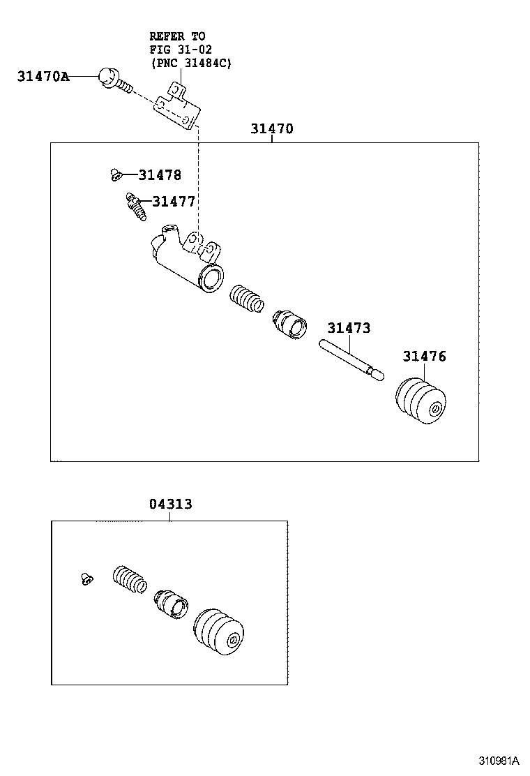  VOLTZ |  CLUTCH RELEASE CYLINDER