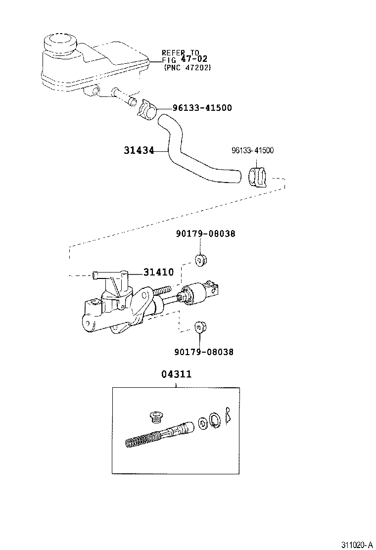  CELICA |  CLUTCH MASTER CYLINDER