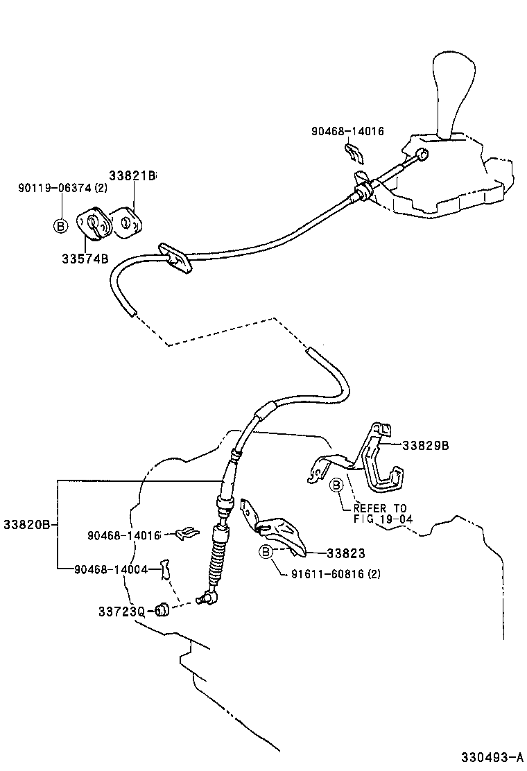  CAMRY GRACIA |  SHIFT LEVER RETAINER