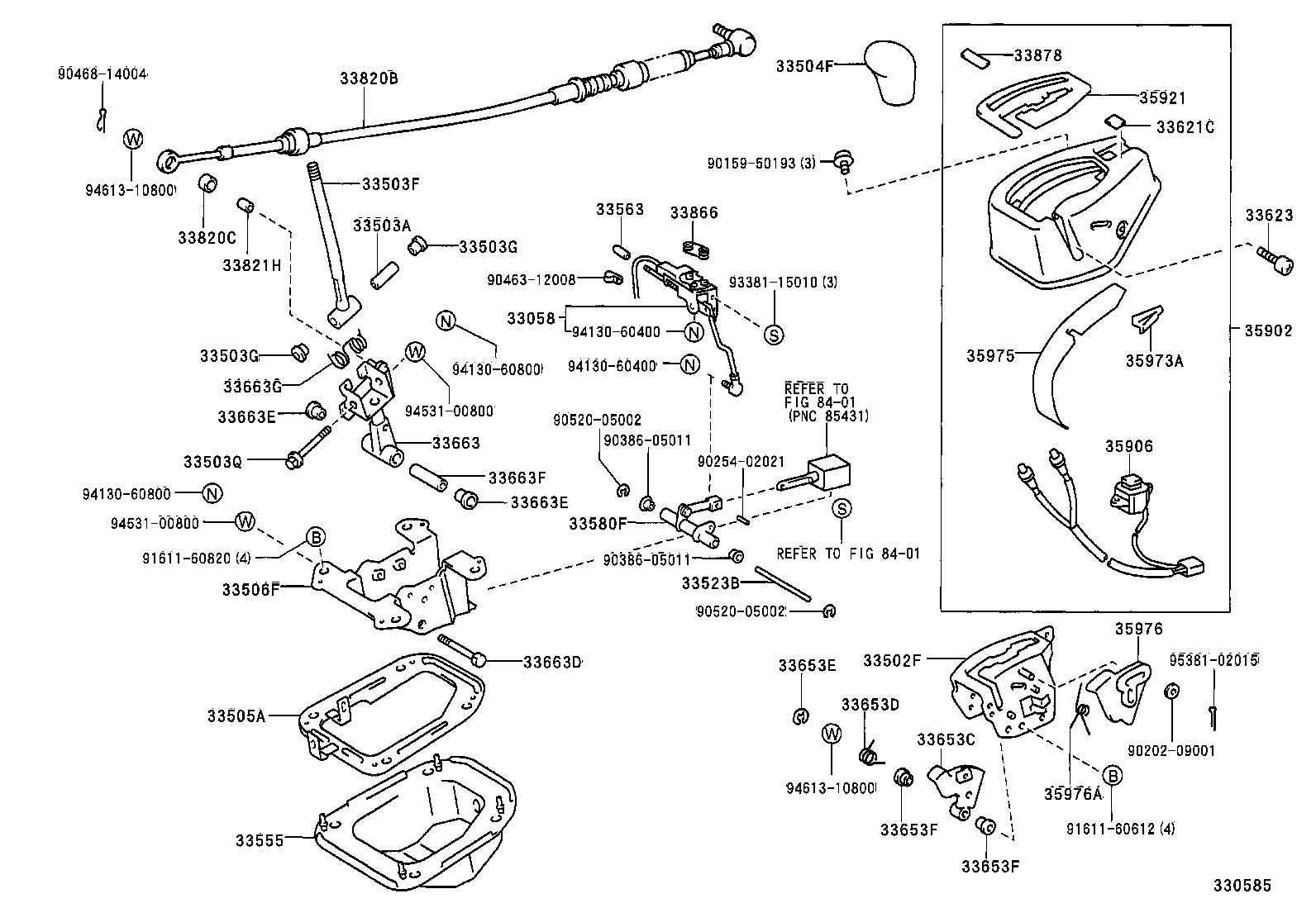  DYNA 150 TOYOACE G15 |  SHIFT LEVER RETAINER