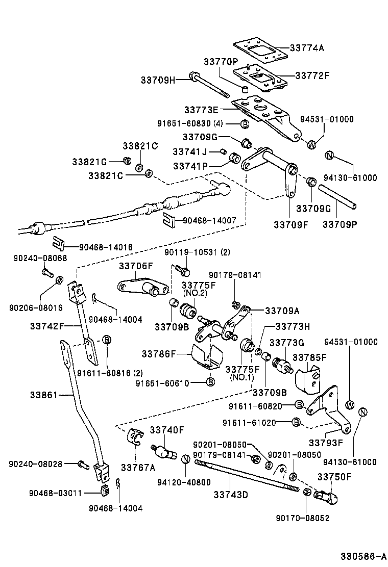  DYNA 150 TOYOACE G15 |  SHIFT LEVER RETAINER