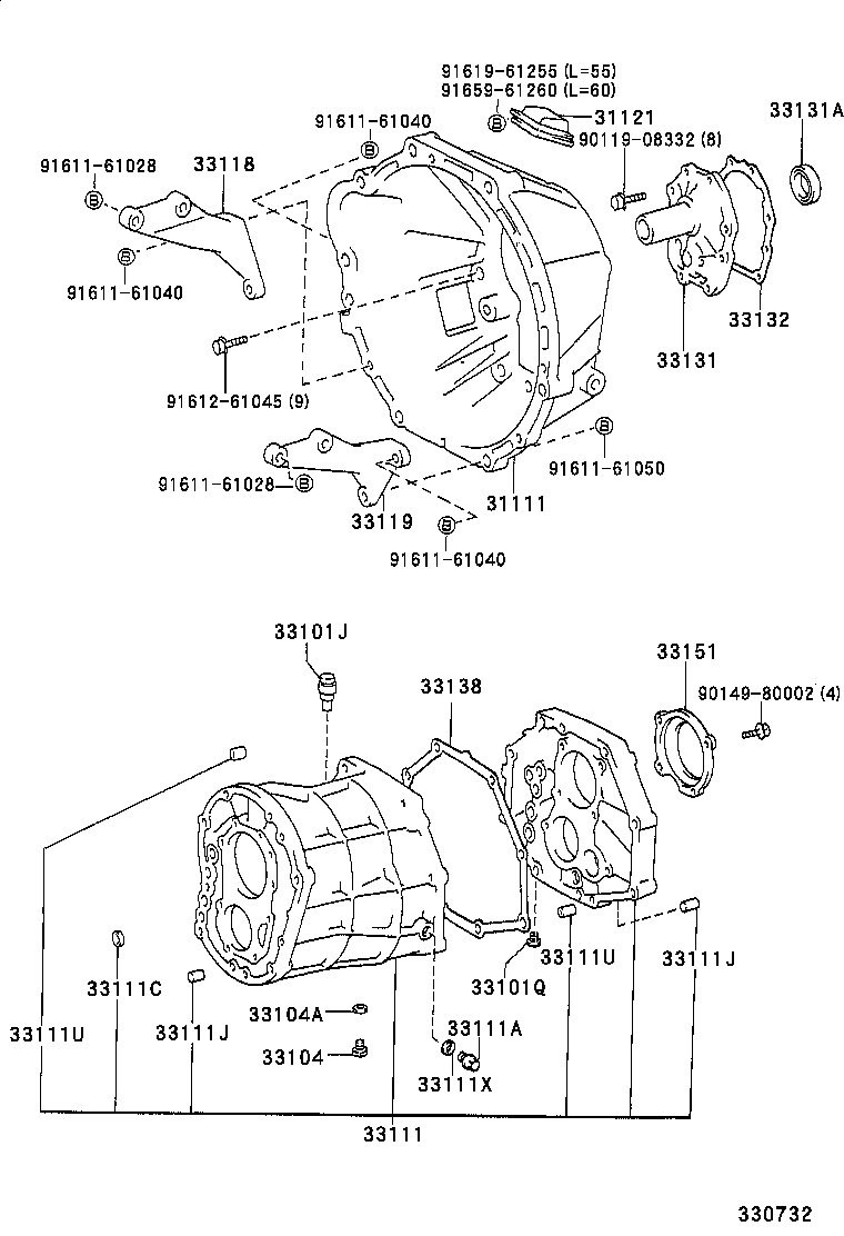  LITE TOWNACE TRUCK |  CLUTCH HOUSING TRANSMISSION CASE MTM