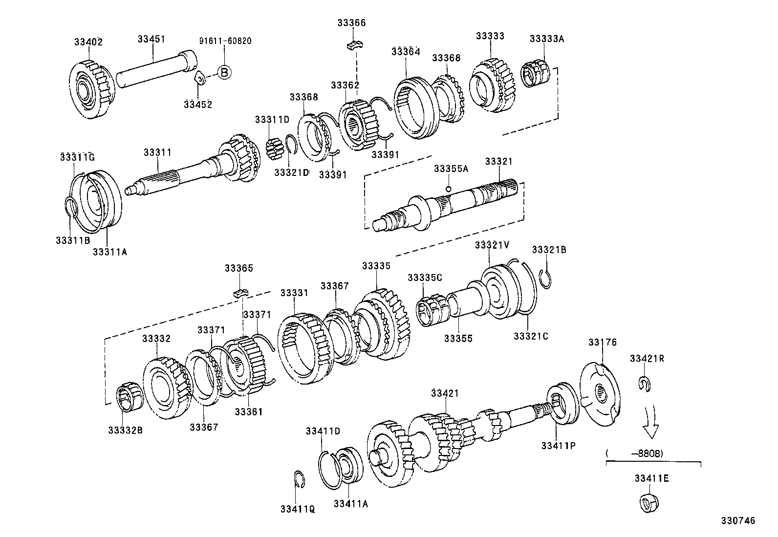  LITE TOWNACE TRUCK |  TRANSMISSION GEAR MTM
