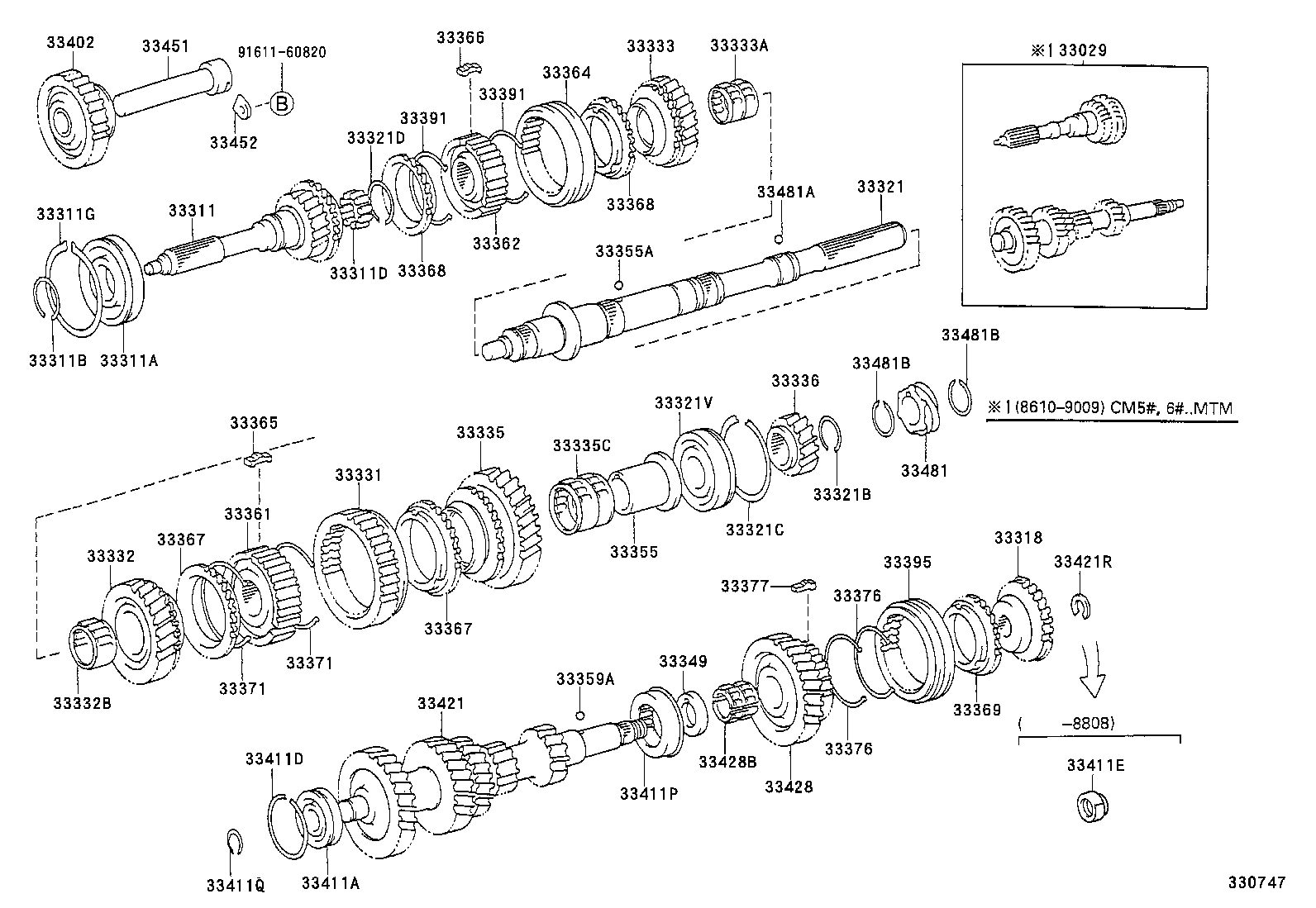  LITE TOWNACE TRUCK |  TRANSMISSION GEAR MTM