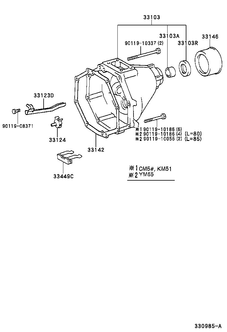  LITE TOWNACE TRUCK |  EXTENSION HOUSING MTM