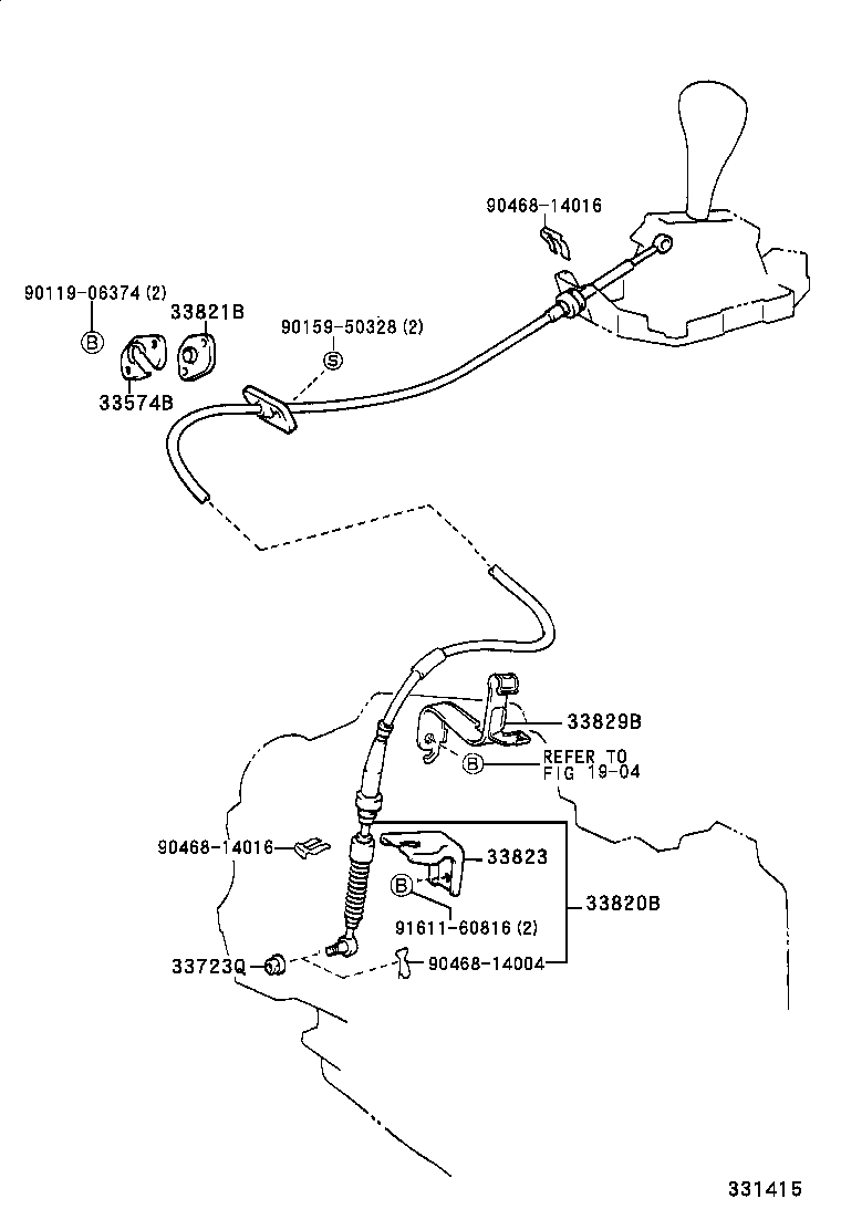  MARK 2 WG |  SHIFT LEVER RETAINER