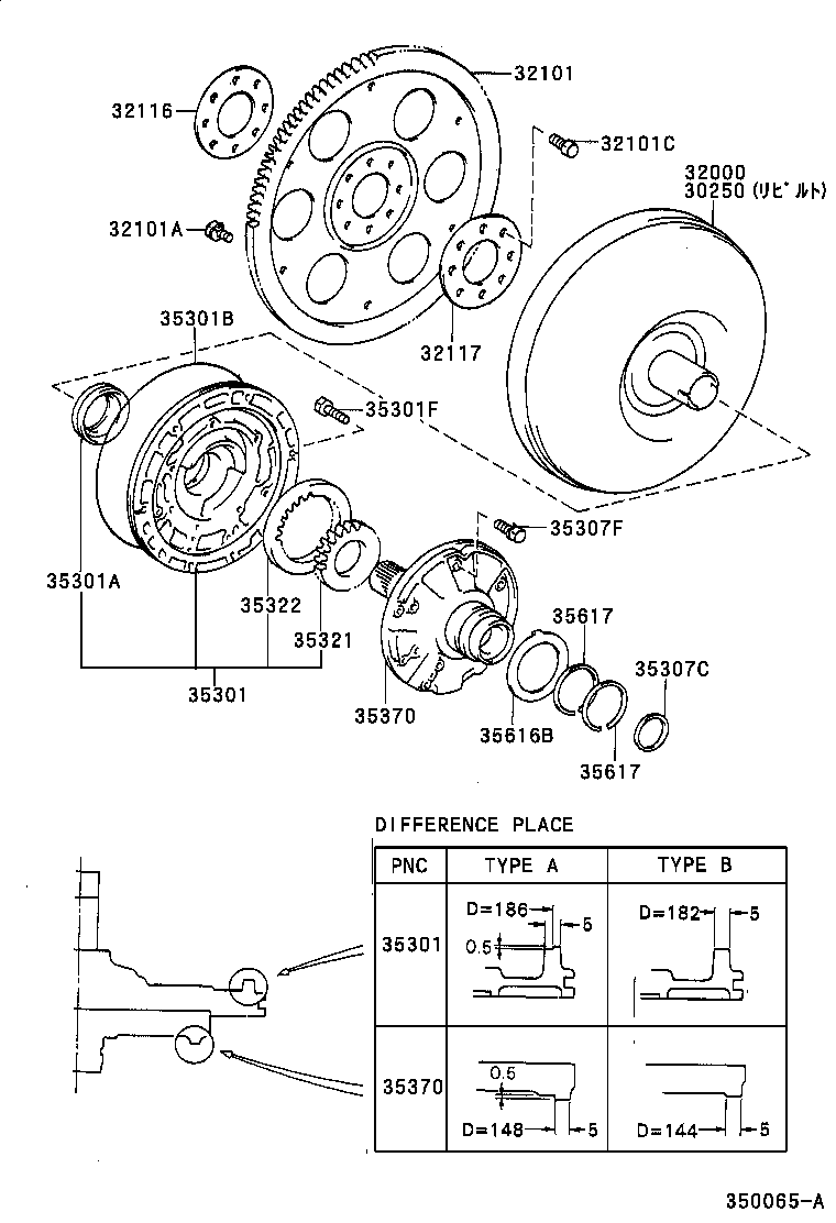  MARK 2 WG |  TORQUE CONVERTER FRONT OIL PUMP CHAIN ATM