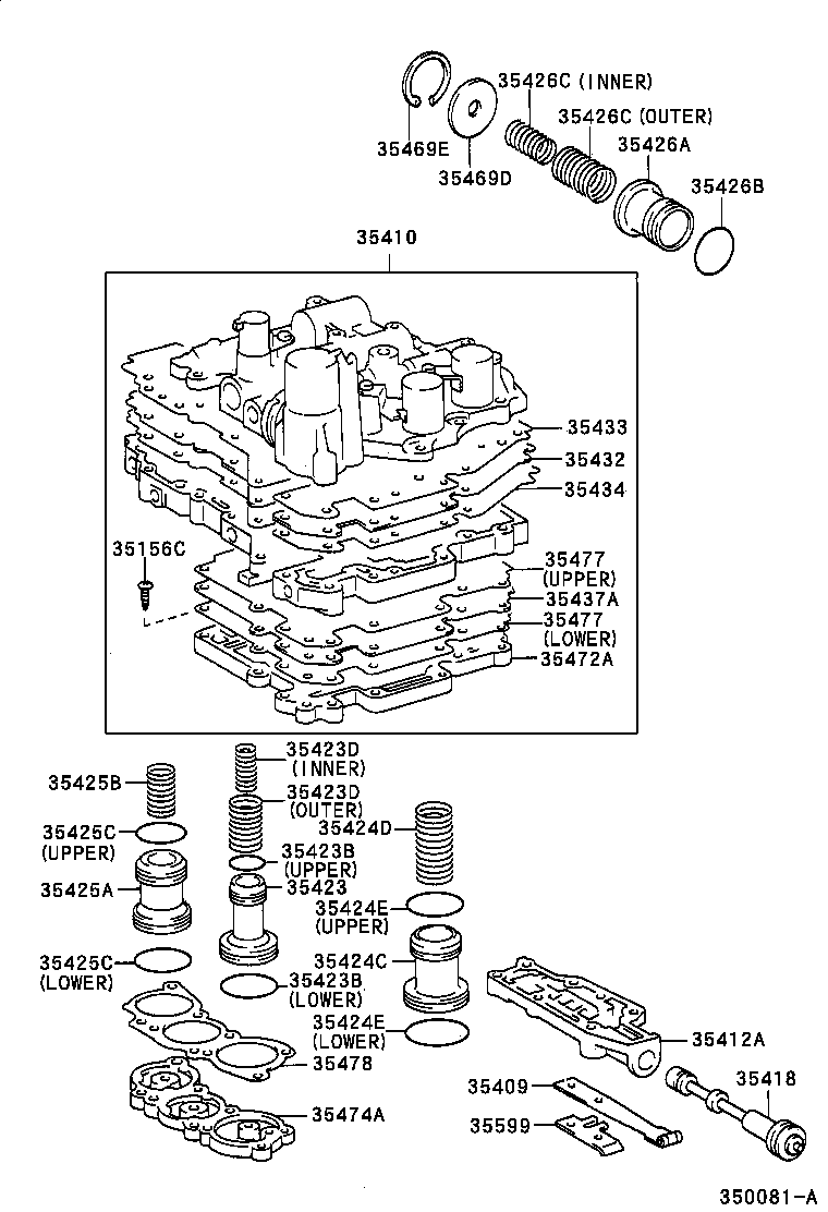  MARK 2 WG |  VALVE BODY OIL STRAINER ATM