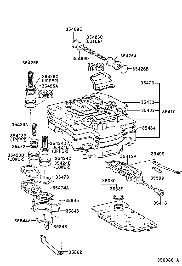  MARK 2 WG |  VALVE BODY OIL STRAINER ATM