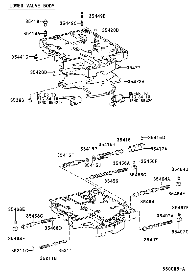  MARK 2 WG |  VALVE BODY OIL STRAINER ATM