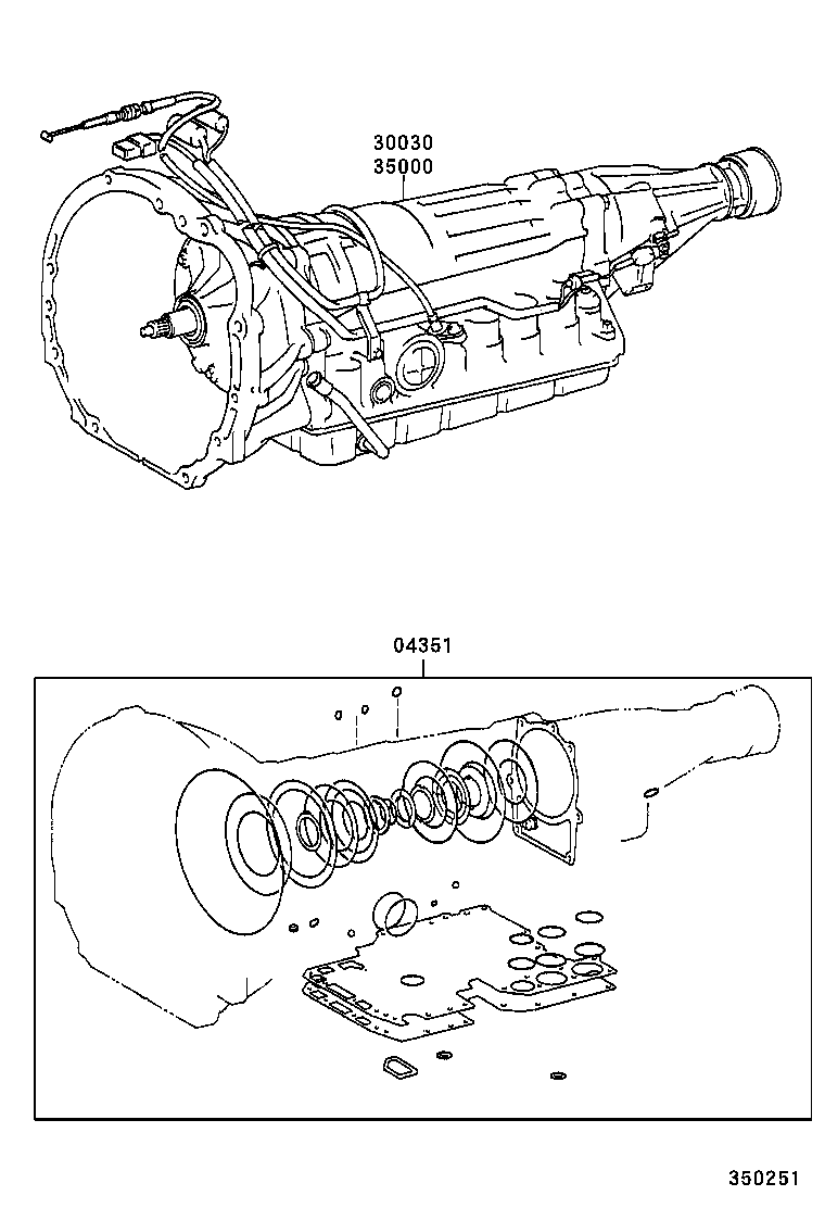  CRESTA |  TRANSAXLE OR TRANSMISSION ASSY GASKET KIT ATM