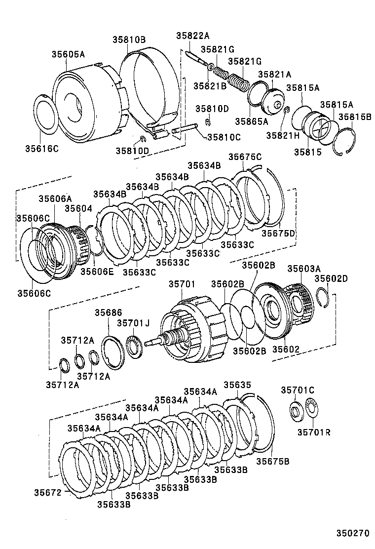  CRESTA |  BRAKE BAND MULTIPLE DISC CLUTCH ATM