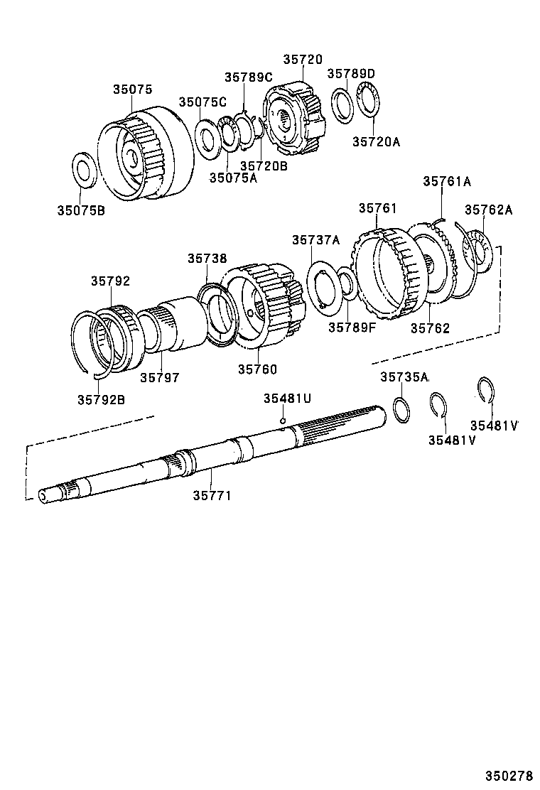  CRESTA |  PLANETARY GEAR REVERSE PISTON COUNTER GEAR ATM