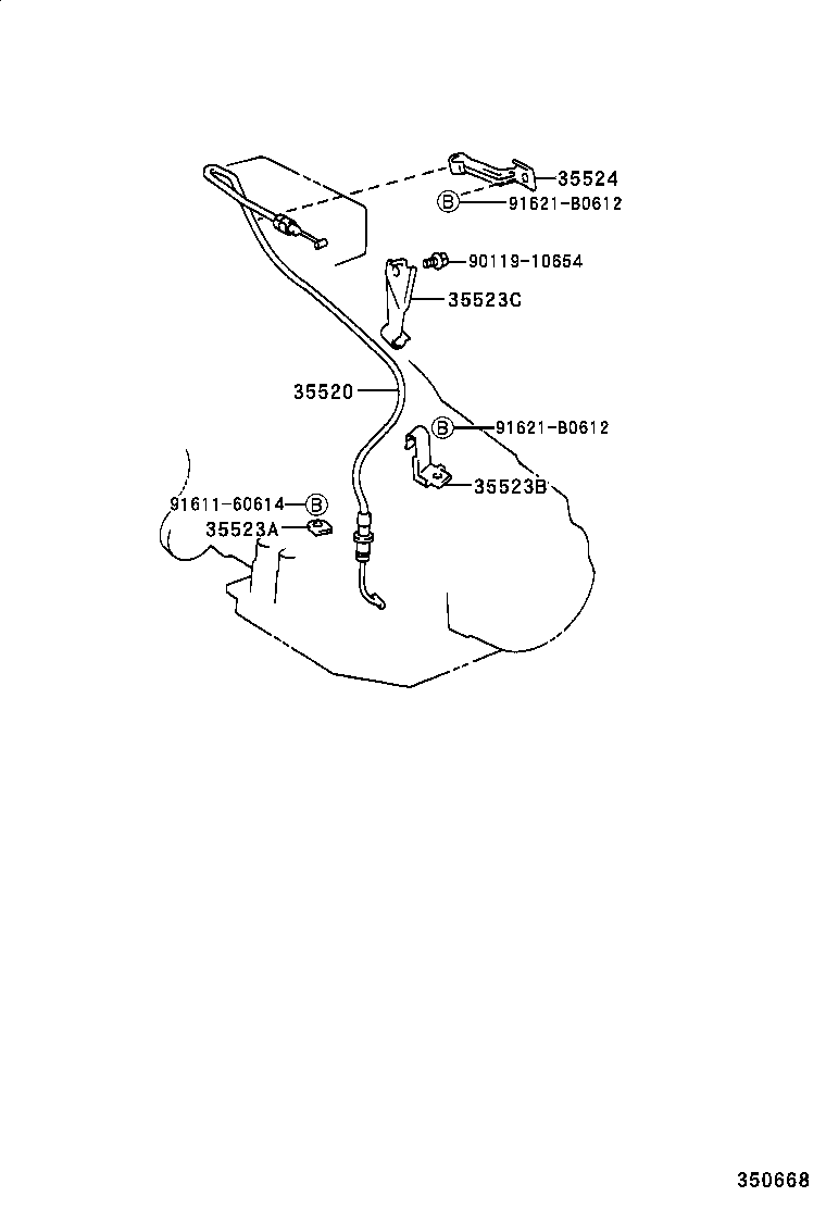  CAMRY VISTA |  THROTTLE LINK VALVE LEVER ATM