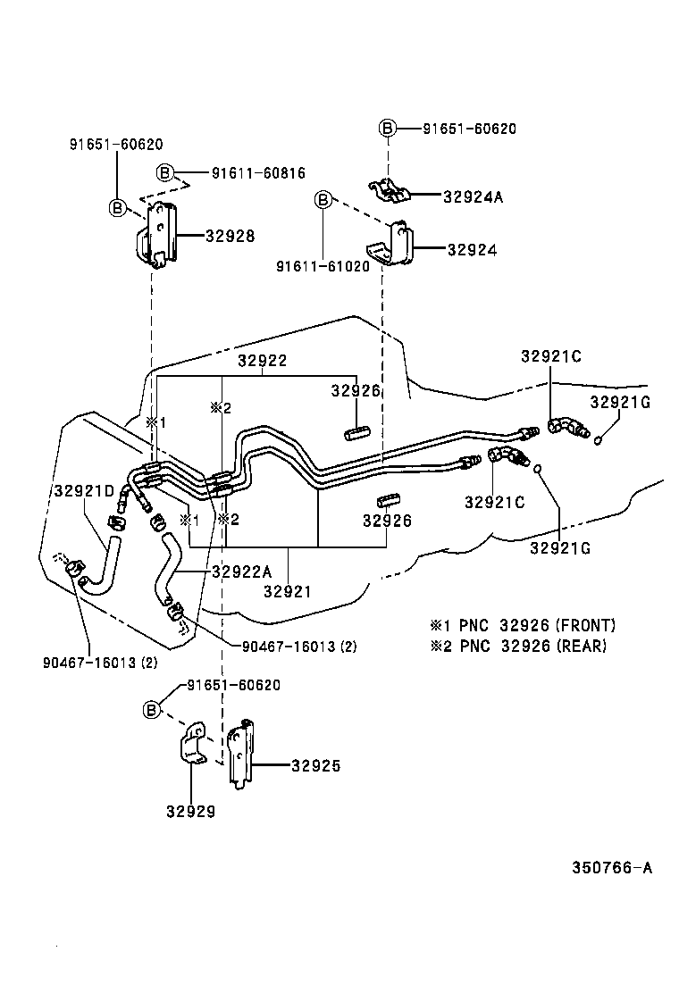  DYNA 150 TOYOACE G15 |  OIL COOLER TUBE ATM