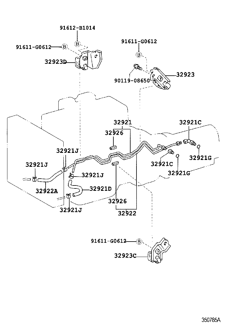  HILUX |  OIL COOLER TUBE ATM