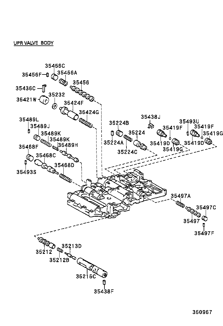  SUPRA |  VALVE BODY OIL STRAINER ATM