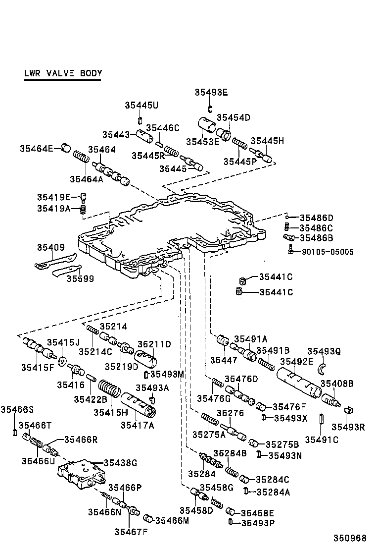  SUPRA |  VALVE BODY OIL STRAINER ATM