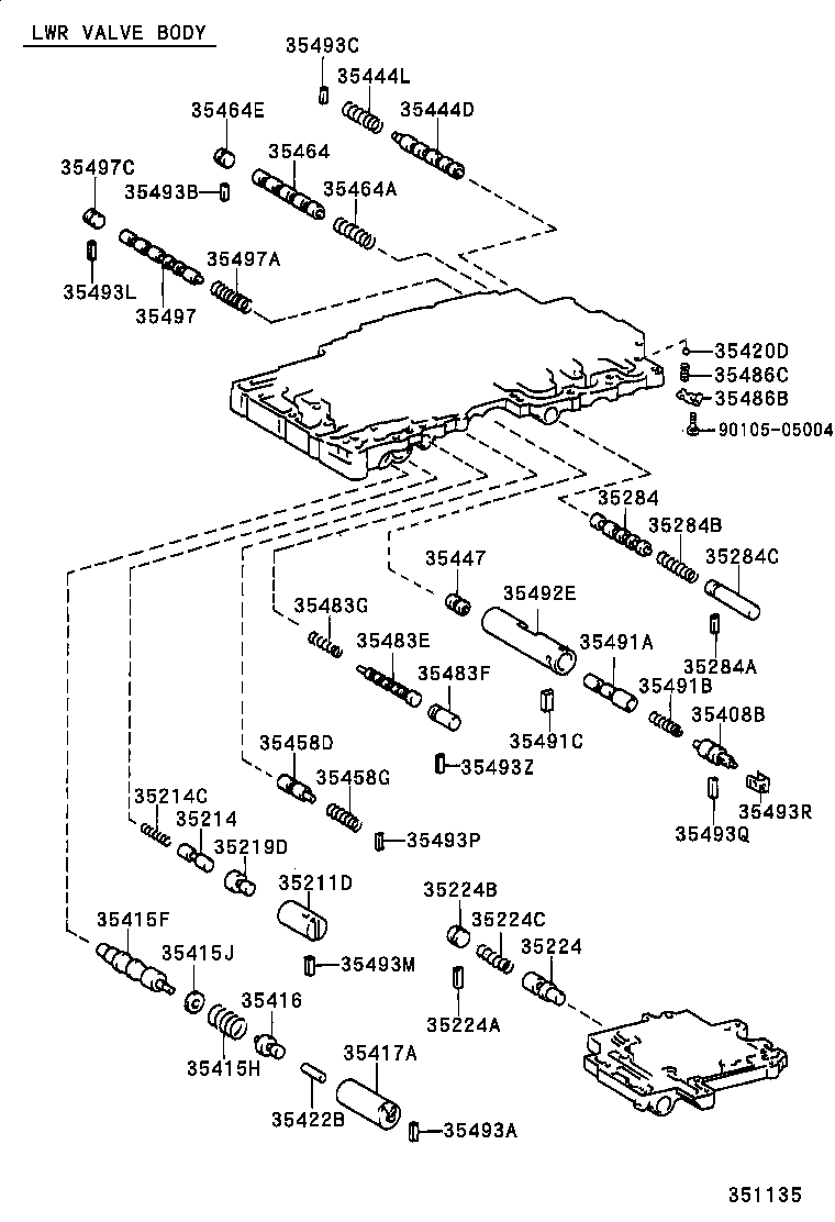  MARK 2 |  VALVE BODY OIL STRAINER ATM