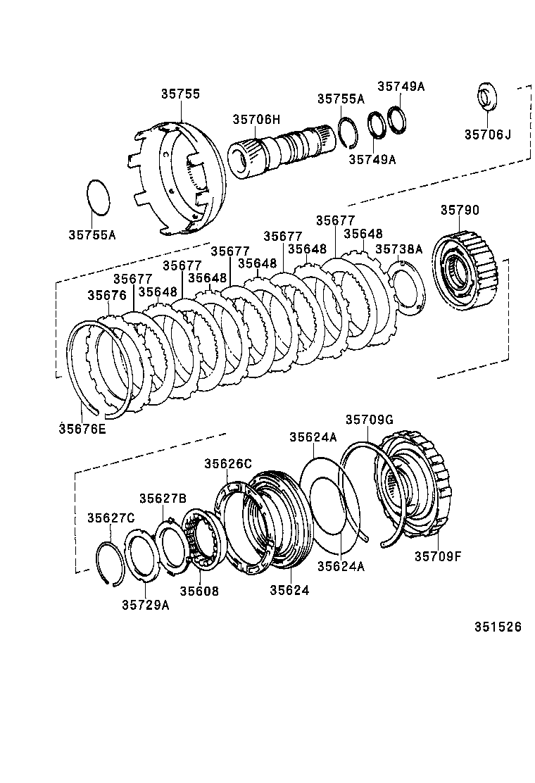  SUPRA |  CENTER SUPPORT PLANETARY SUN GEAR ATM