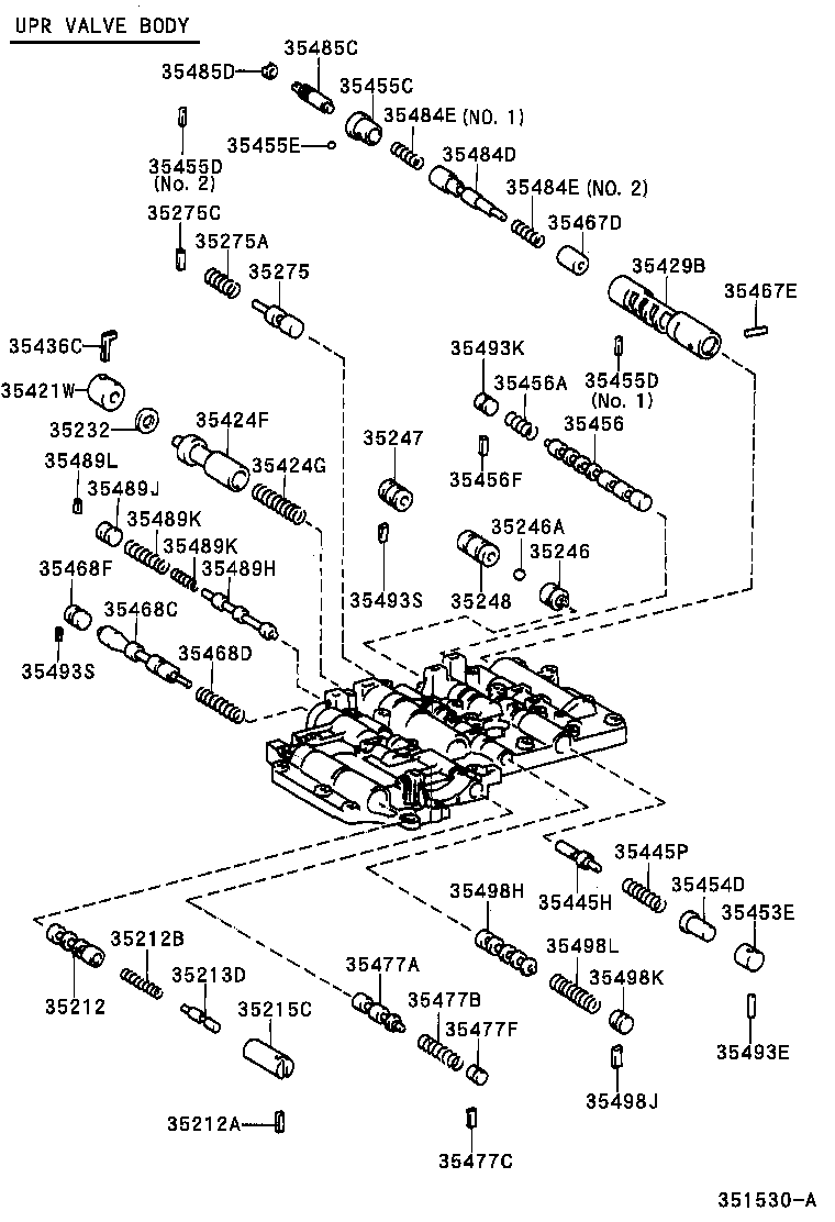  MARK 2 |  VALVE BODY OIL STRAINER ATM